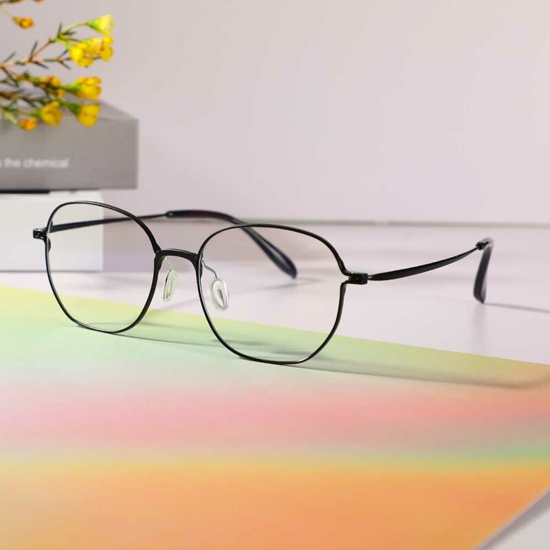Anders Square Black Glasses