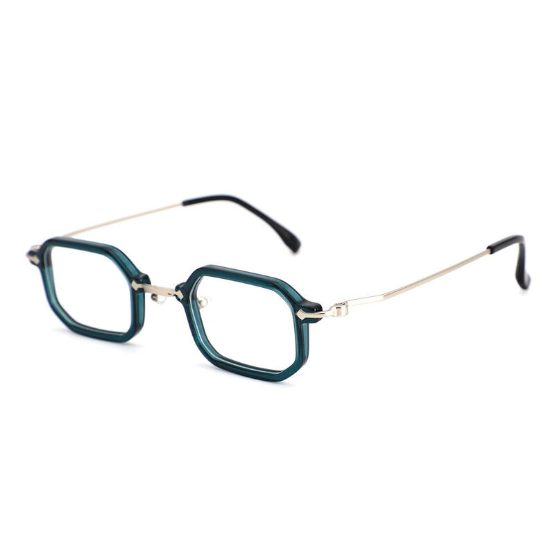 Perry Rechteckige Blaue Brille