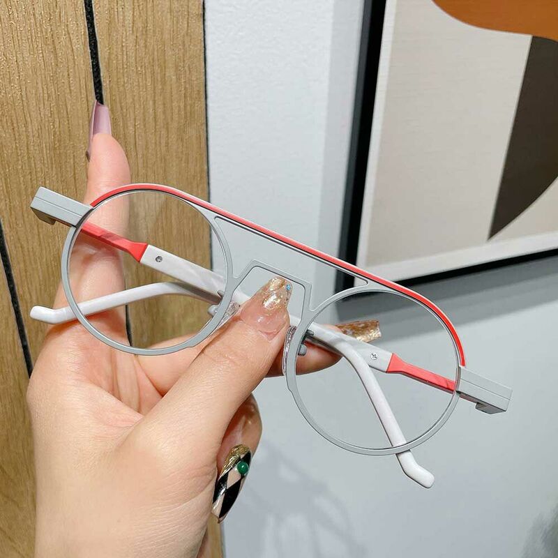 Harrima Aviator Grey Glasses