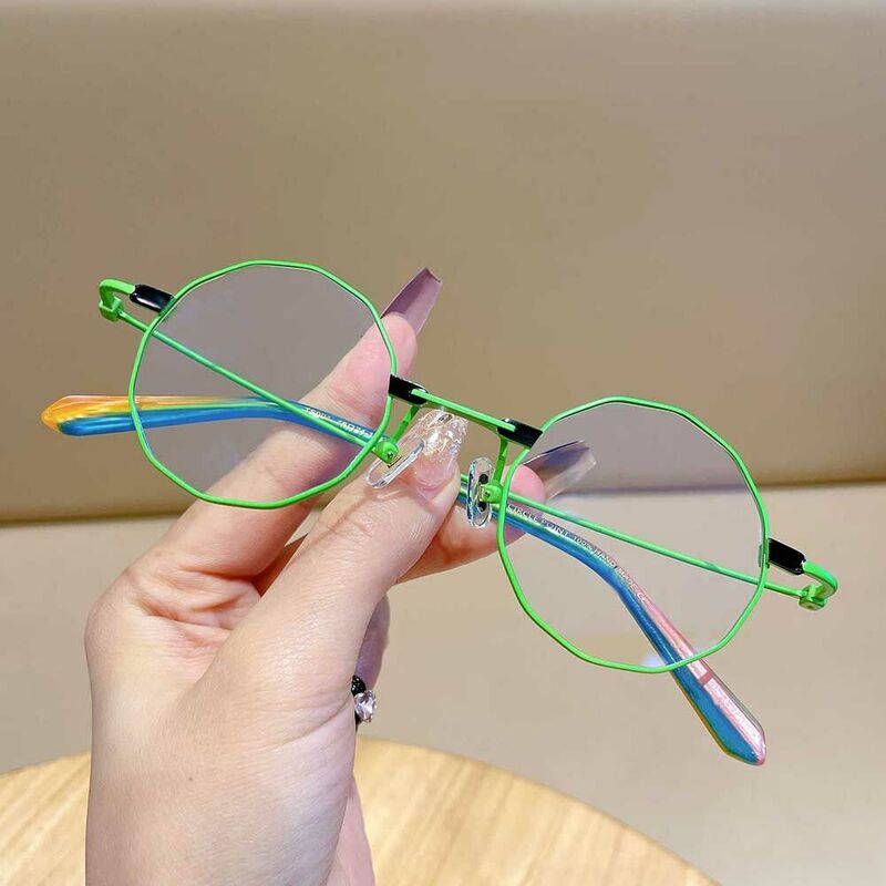 Adelaide Runde Grüne Brille
