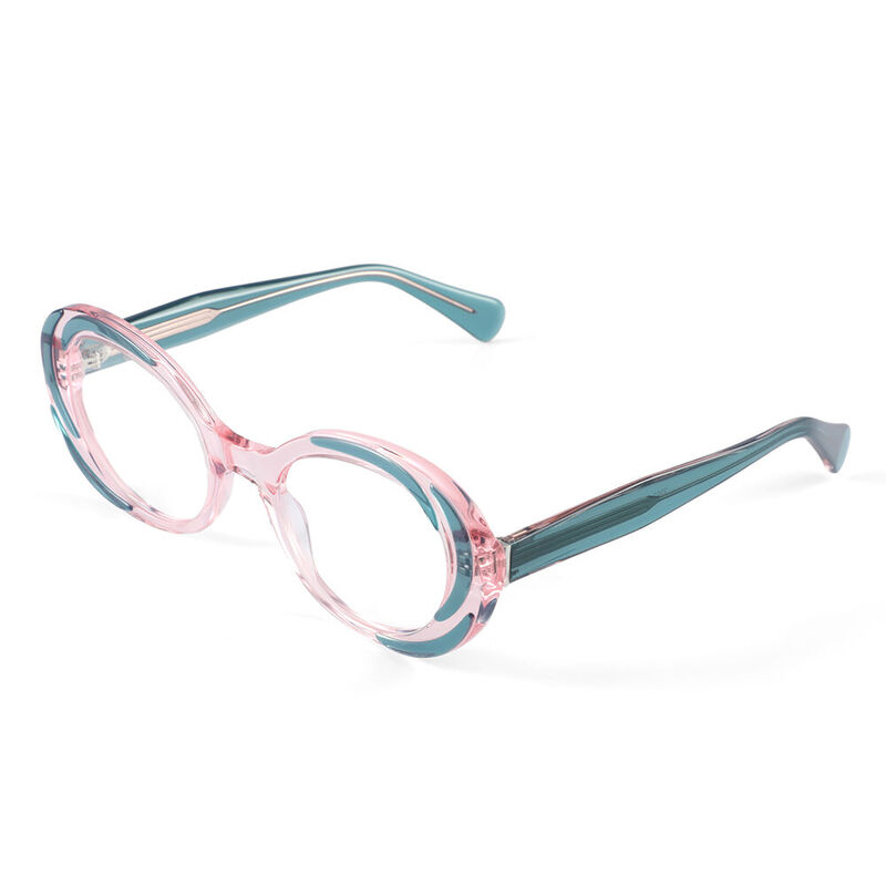 Otis Oval Green Glasses