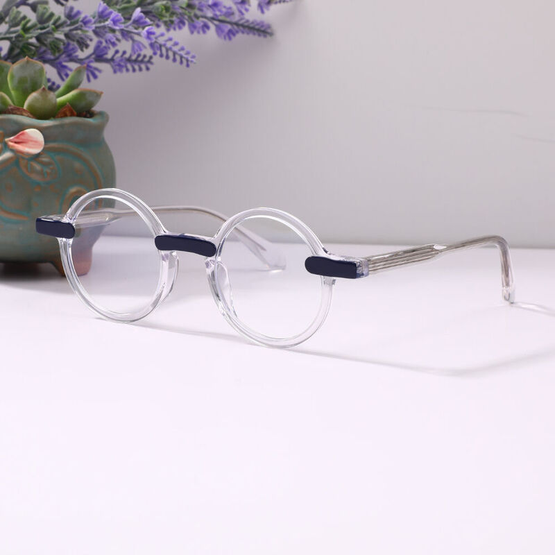 Neila Round Clear Glasses