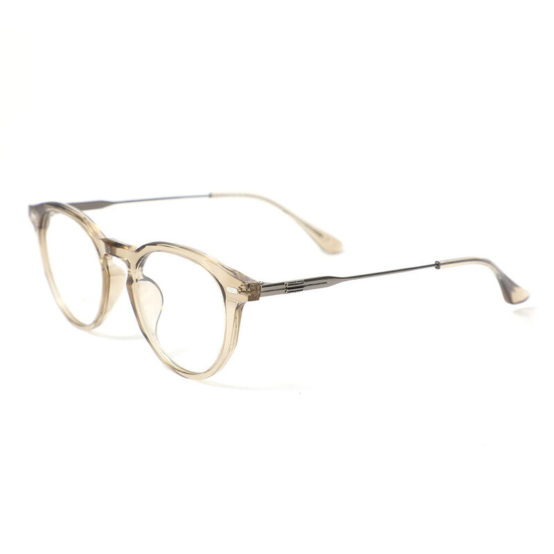 Noel Round Brown Glasses