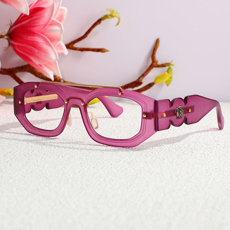 Norah Aviator Purple Glasses