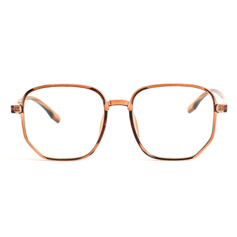 Enoch Square Brown Glasses