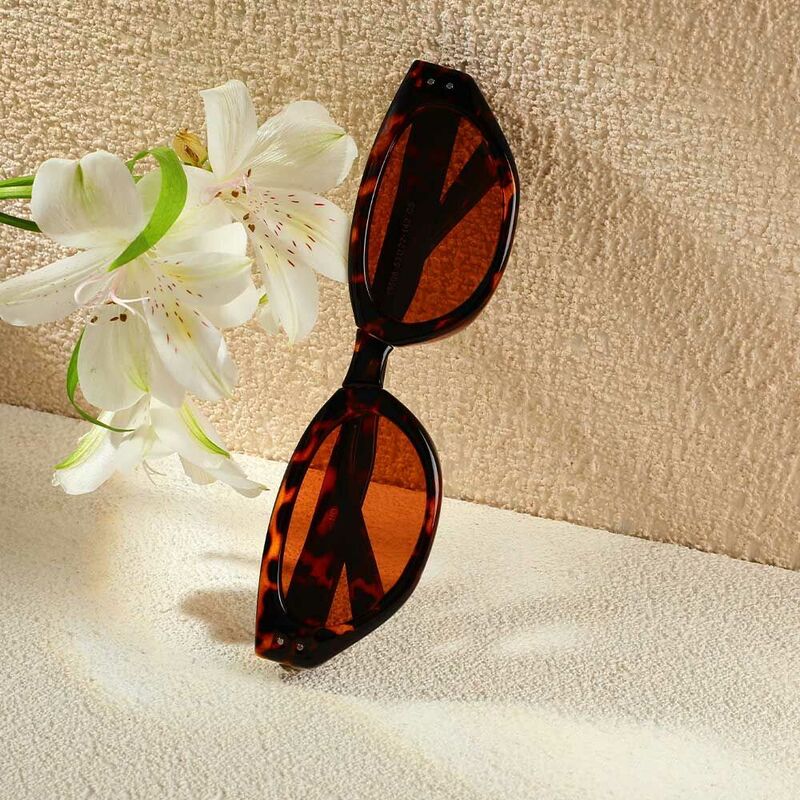 Sandy Cat Eye Schildkröte Sonnenbrille