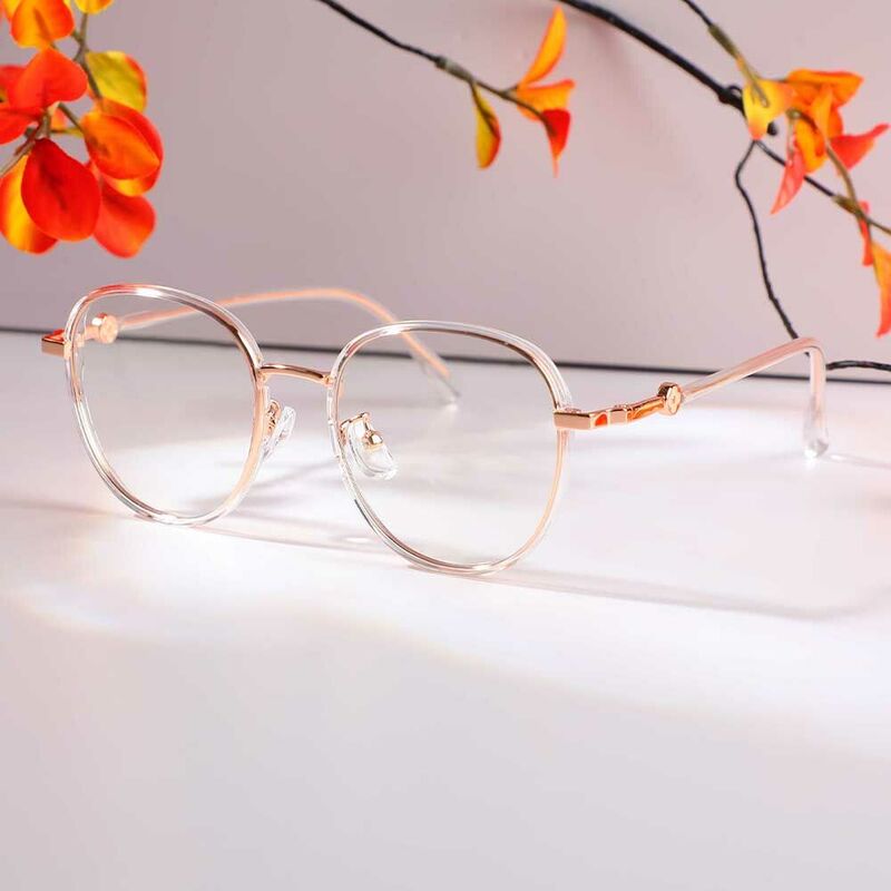 Meredith Square Clear Glasses