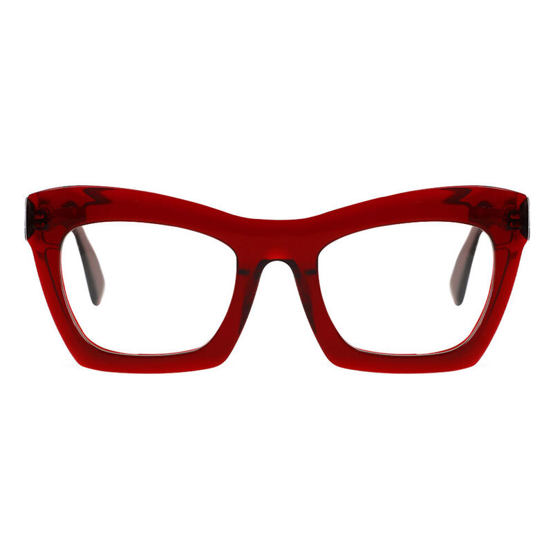 Occhiali da Vista Zenobia Cat Eye Rosso