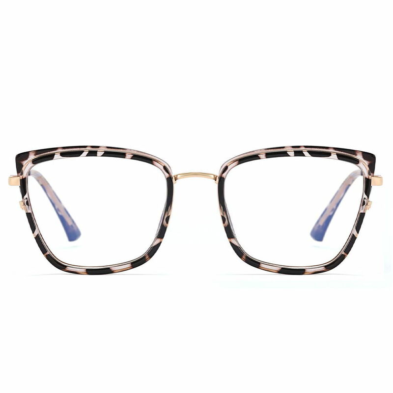 Adamaris Cat Eye Leopard Glasses