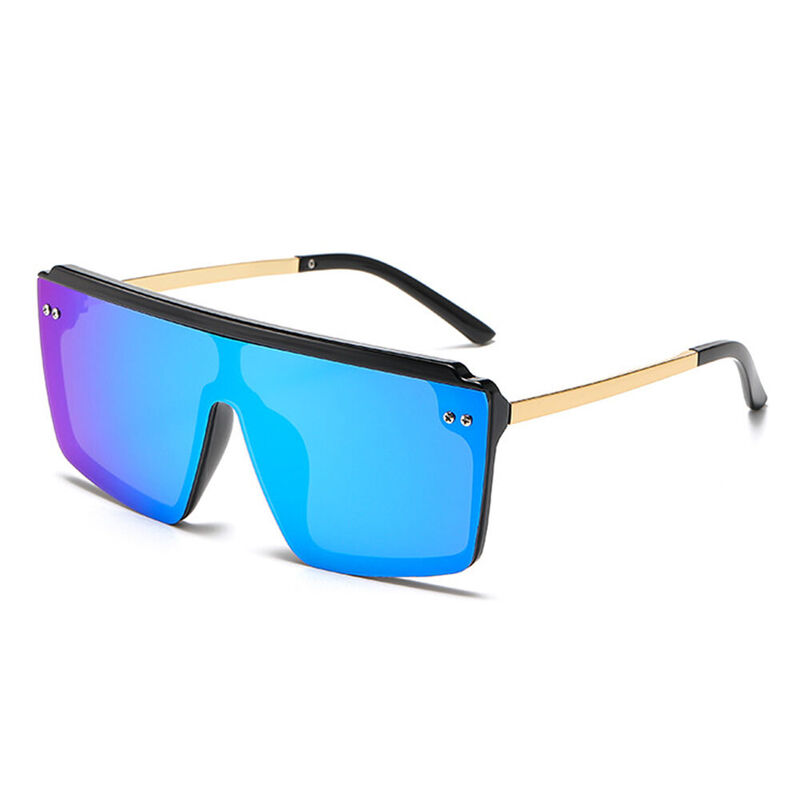Reney Square Blue Sunglasses