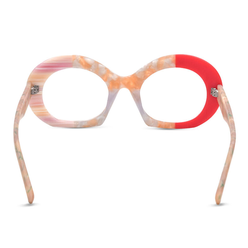 Camp Oval Orange Glasses