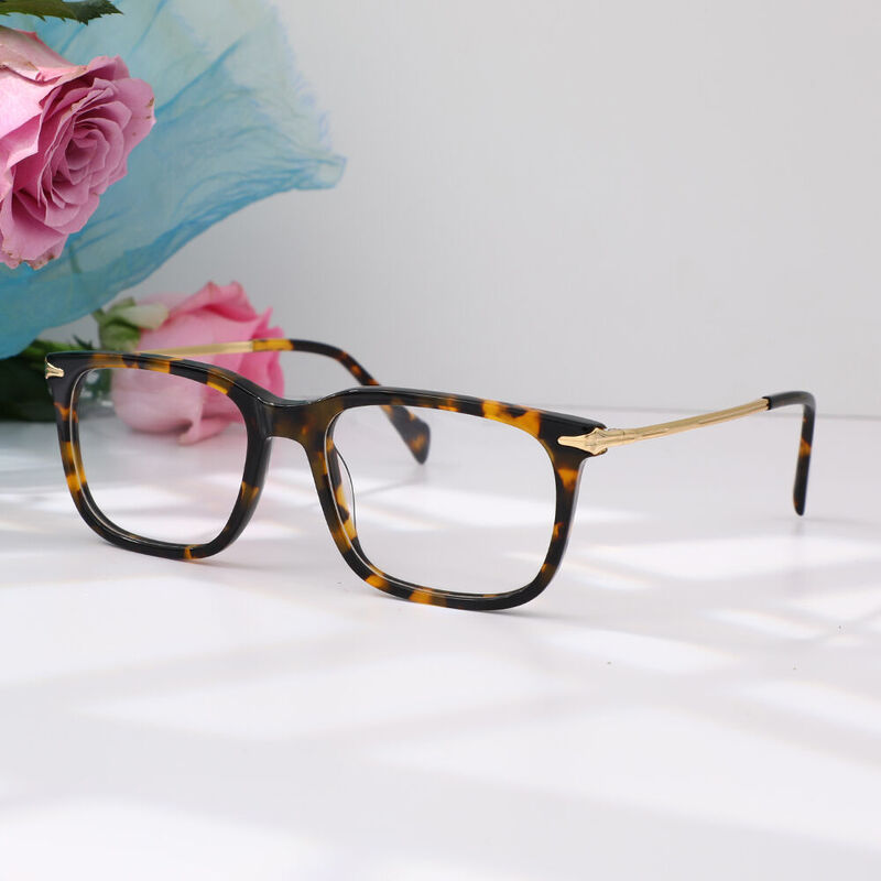 Thomson Rectangle Tortoise Glasses