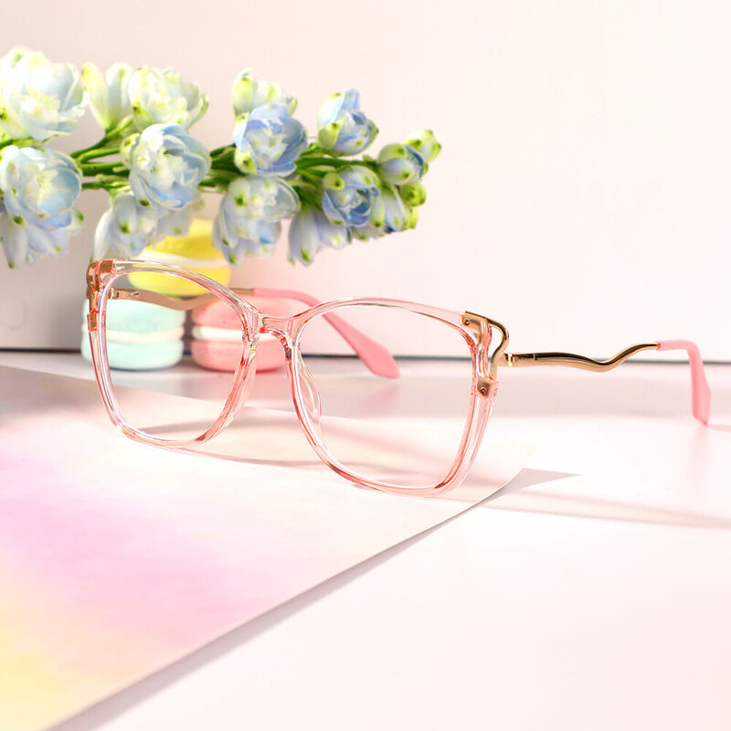 Henry Cat Eye Pink Glasses