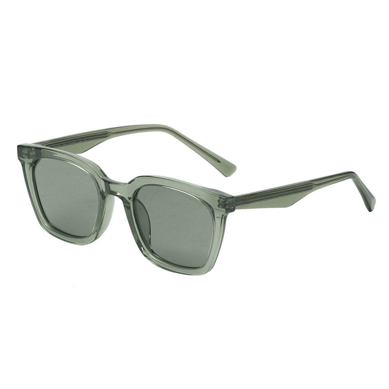 Prudence Square Green Sunglasses