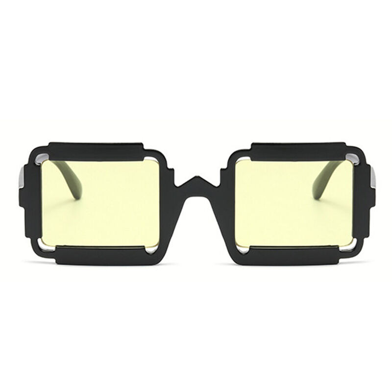 Persis Square Yellow Sunglasses