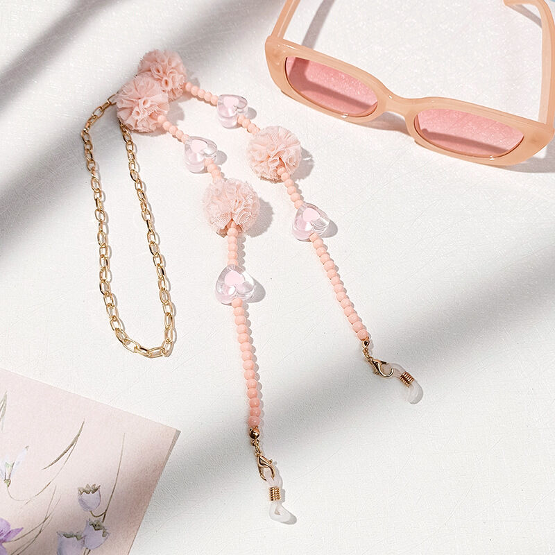 Vivian Minimalistic and Sleek Pink Glasses Chain