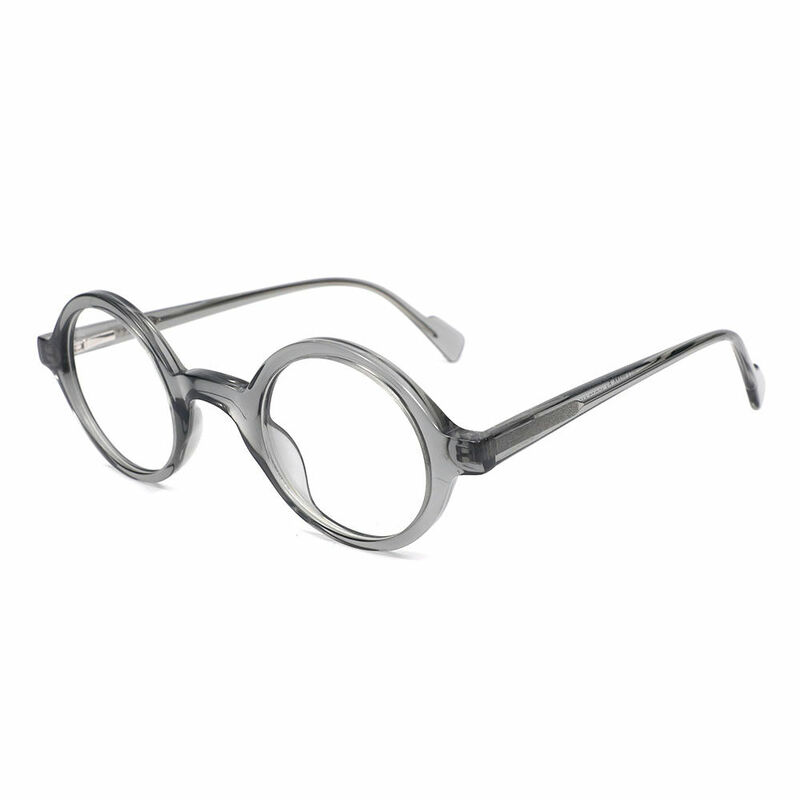 Kristi Round Gray Glasses