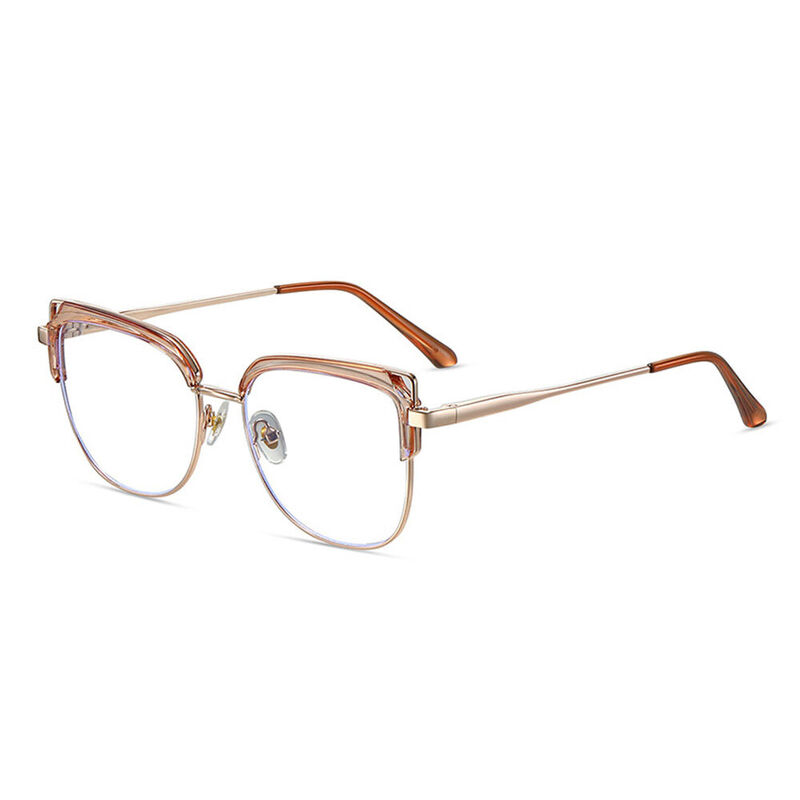 Tracy Cat Eye Brown Glasses