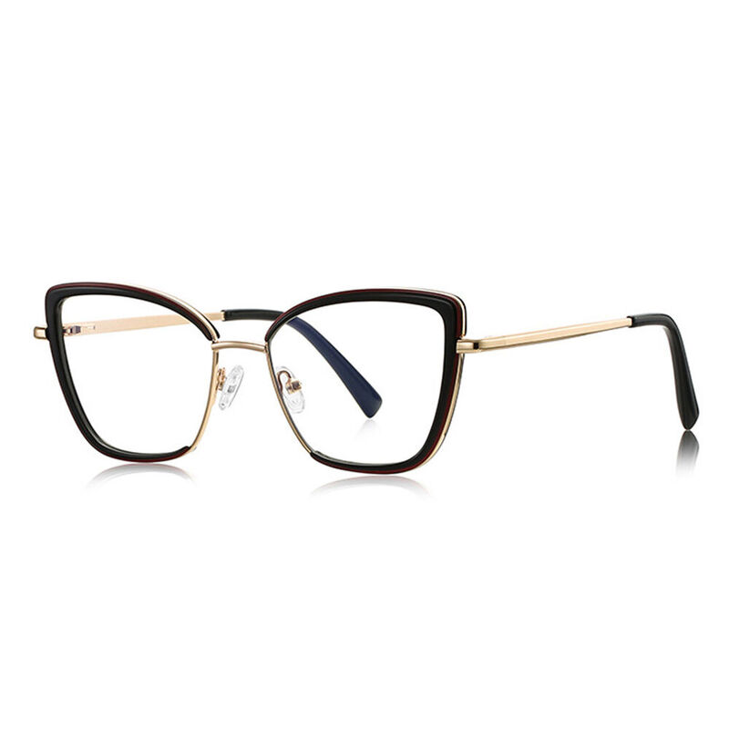 Candice Cat Eye Schwarze Brillen
