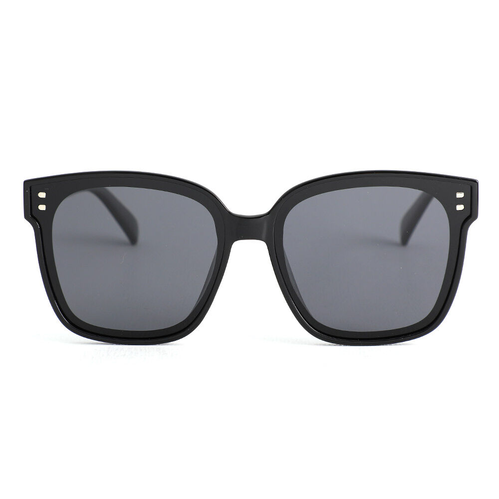 Eudora Quadratische Graue Sonnenbrille