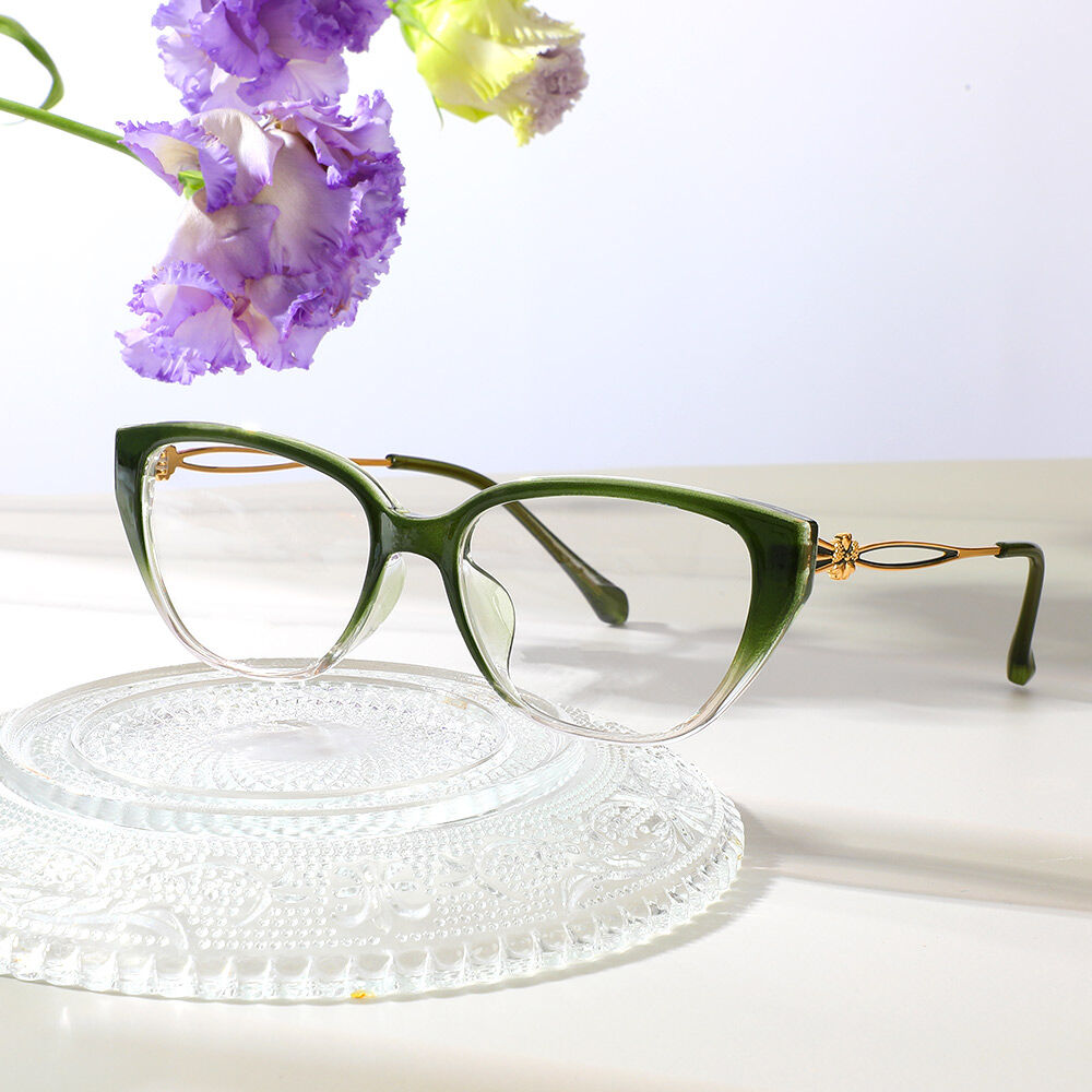 Chapman Cat Eye Grüne Brille