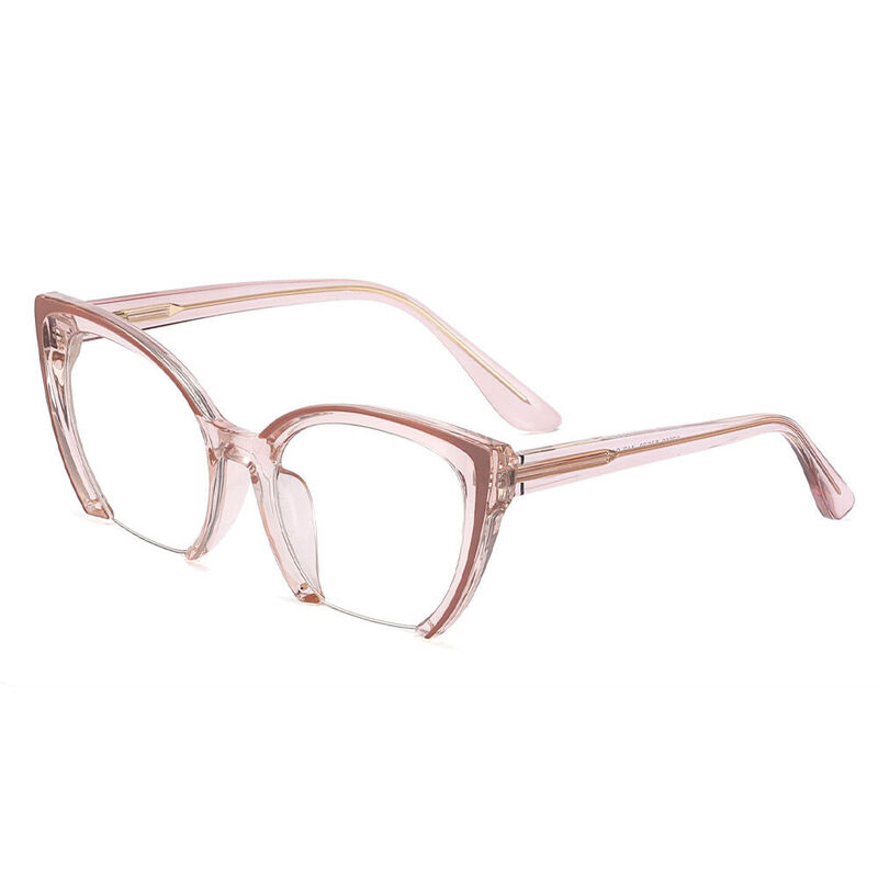 Alice Cat Eye Pink Glasses