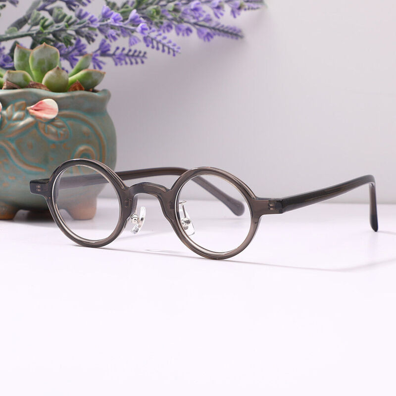 Colen Round Gray Glasses