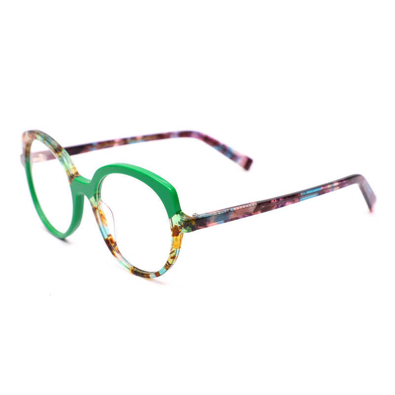 Smedle Cat Eye Green Glasses
