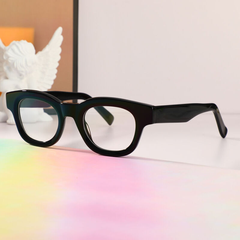Motley Square Black Glasses