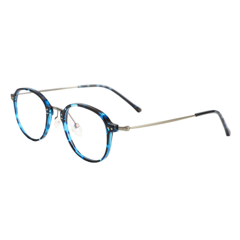 Woodrow Quadratische Blaue Brille