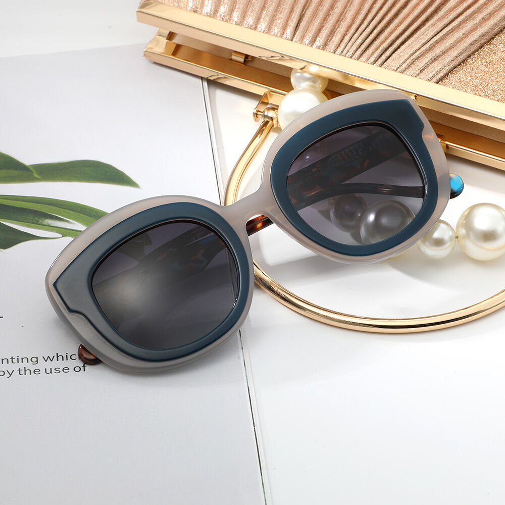 Dolores Cat Eye Blaue Sonnenbrille