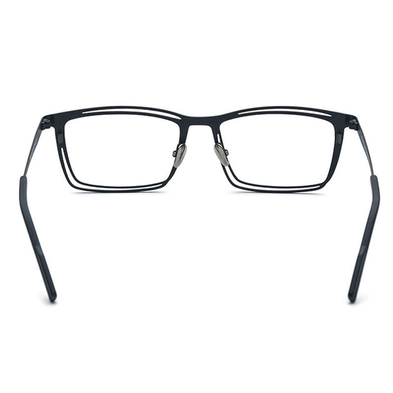 Nelson Rectangle Gray Glasses
