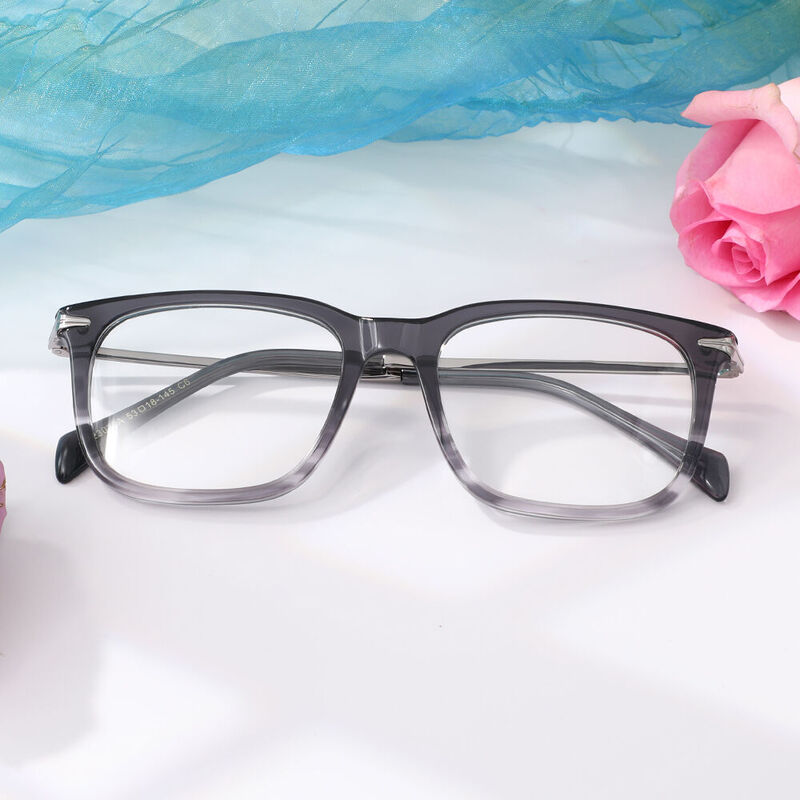 Thomson Rectangle Grey Glasses