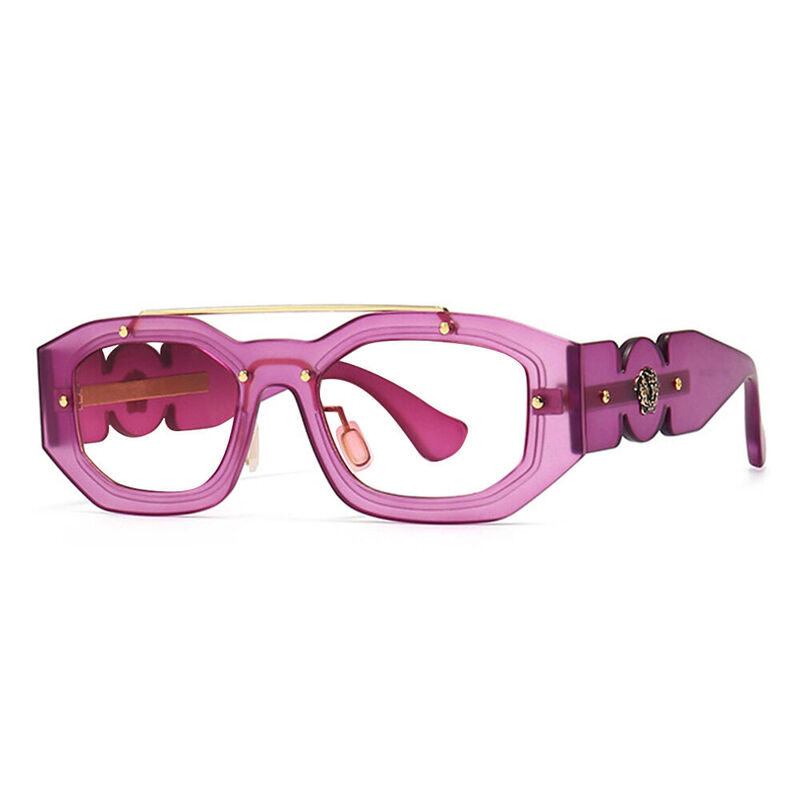 Norah Aviator Purple Glasses
