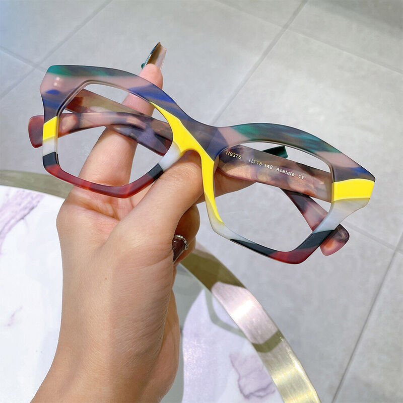 Lunettes de Vue Virgil Cat Eye Marron