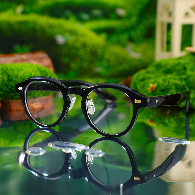 Frederic Round Black Glasses