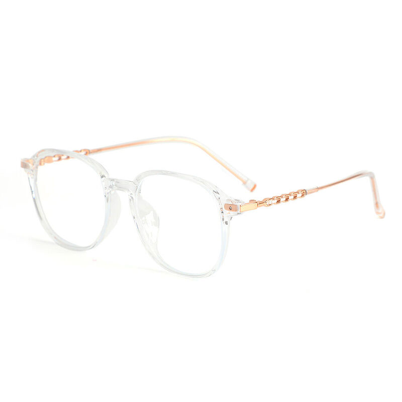 Marguerite Square Clear Glasses