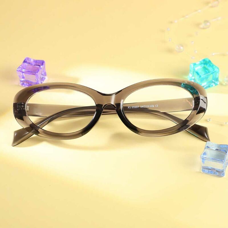 Marcia Cat Eye Graue Brille