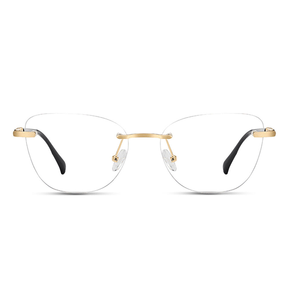 Bridget Cat Eye Schwarze Brillen