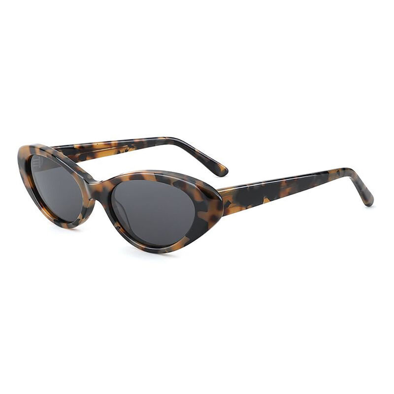 Aretha Oval Tortoise Sunglasses