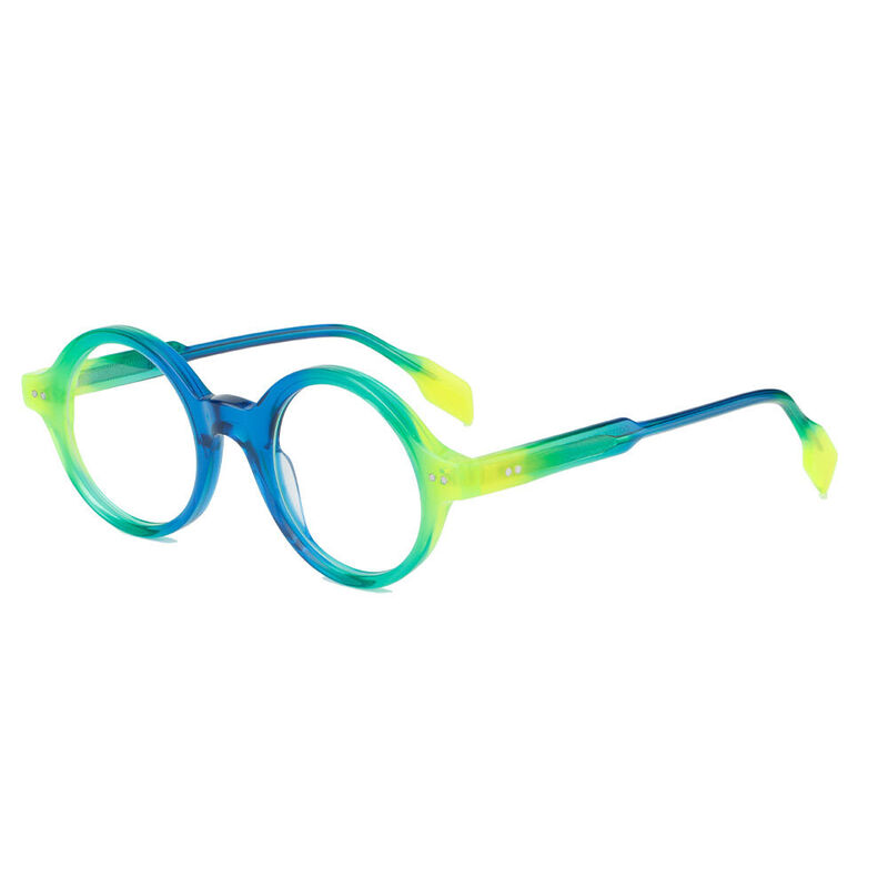 Boreisa Round Green Glasses