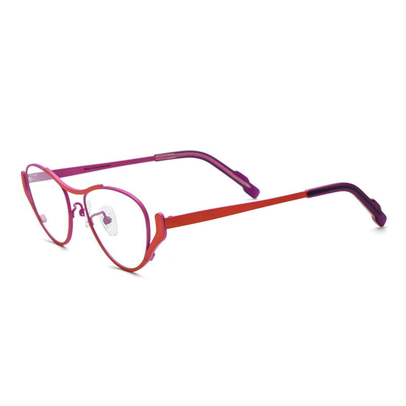 Norton Oval Red Glasses