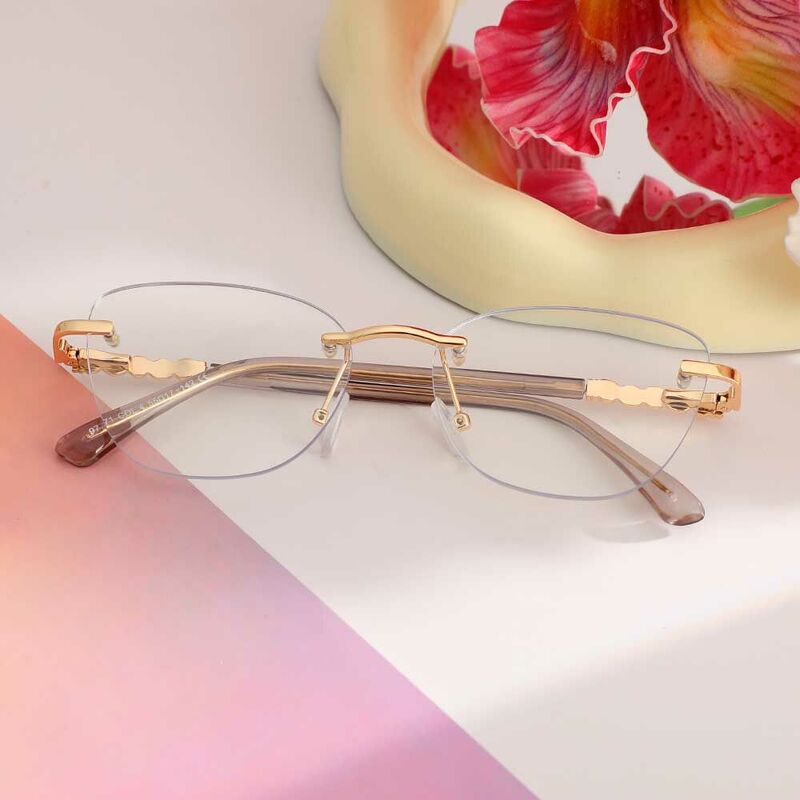Occhiali da Vista Bridget Cat Eye Grigio