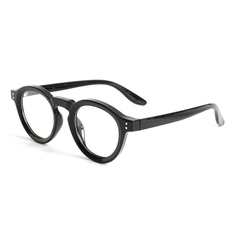 Lunettes de Vue Donahue Ronde Noir