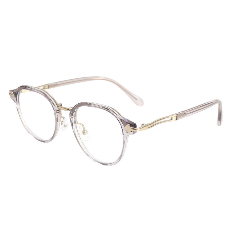Moira Round Grey Glasses