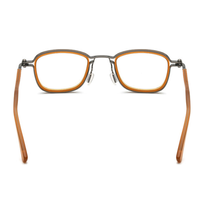 Roland Quadratische Orange Brille