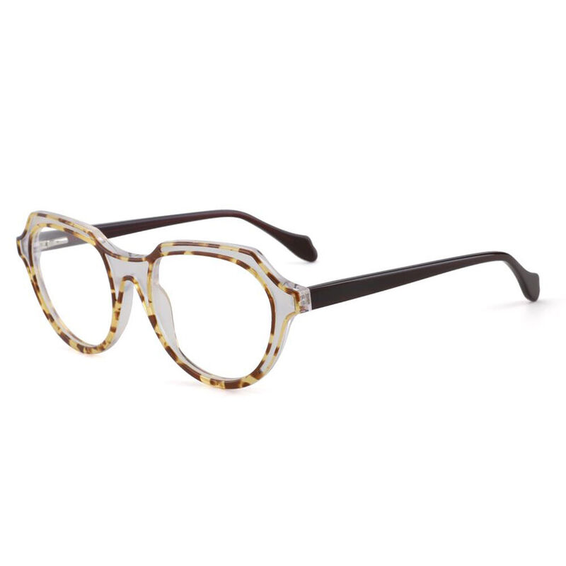 Eveline Oval Tortoise Glasses