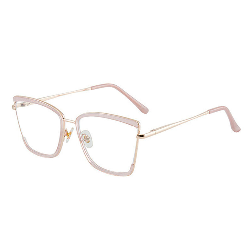 Ellen Cat Eye Pink Glasses