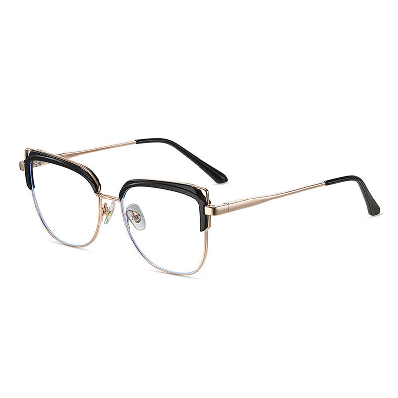 Tracy Cat Eye Black Glasses