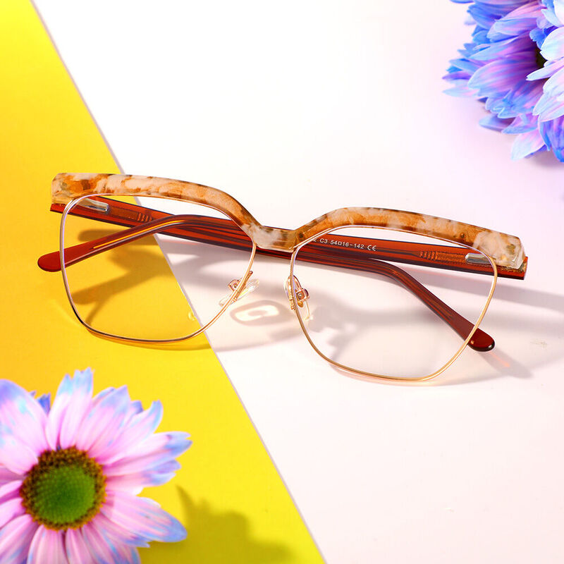 Gaskell Aviator Gold Glasses